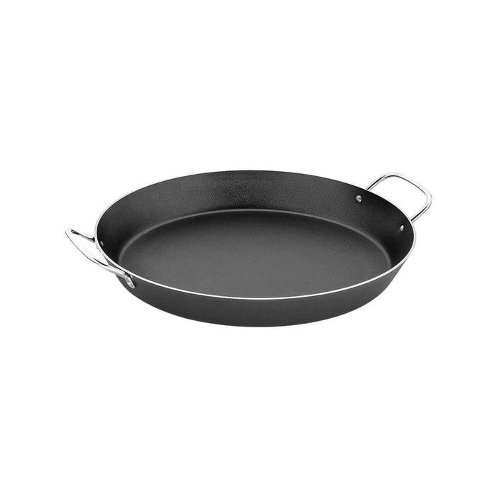 Paellera de cocina antiadherente grafito 30 cm