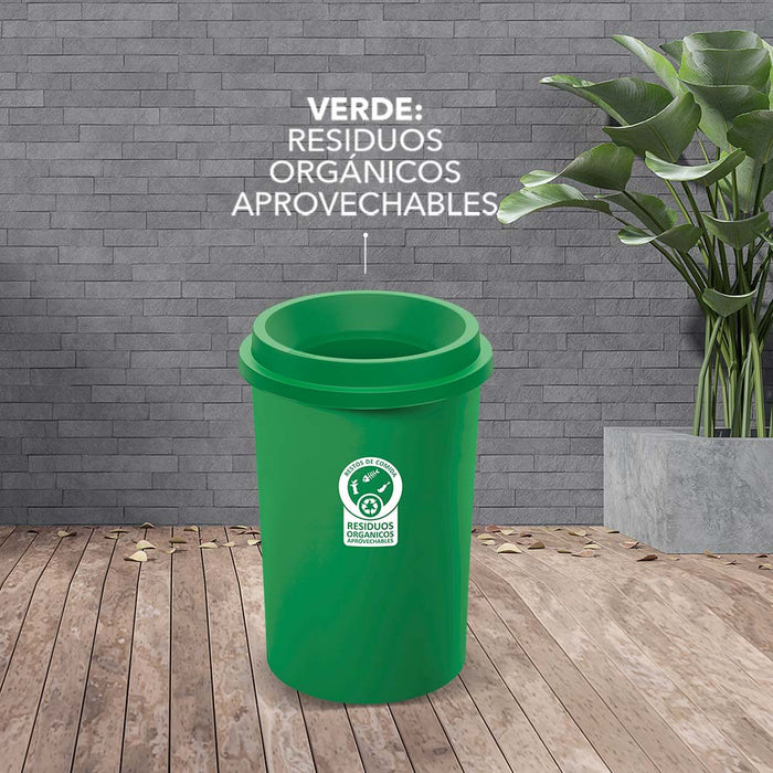 Papelera evo 50 litros manejo residuos Rimax