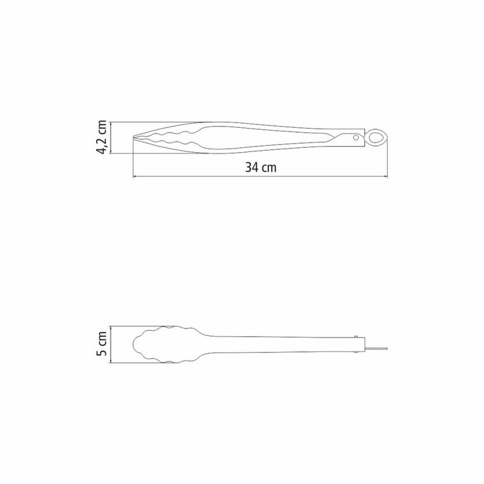 Pinza multiuso en acero inoxidable 21 cm