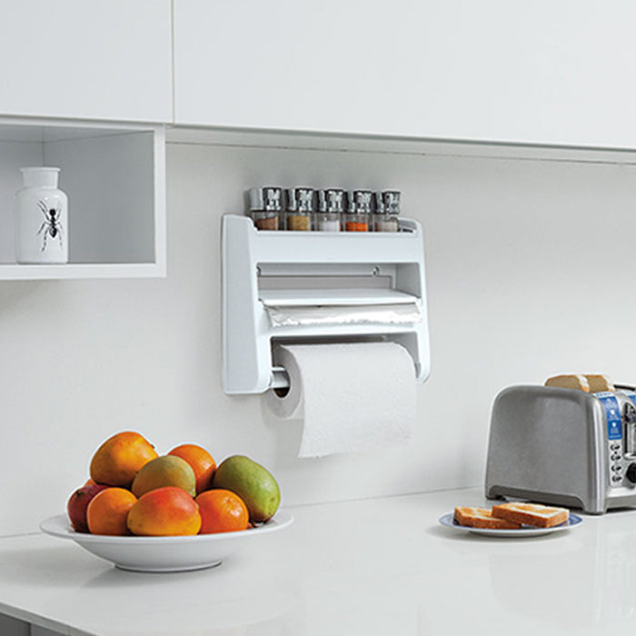 Portarrollo triple blanco marca Rimax