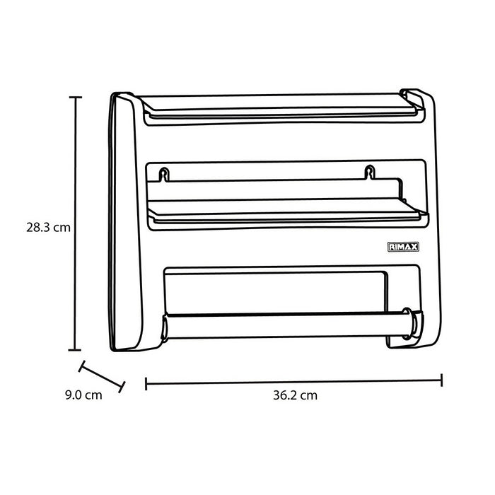 Dispensador de papel de cocina triple Rimax