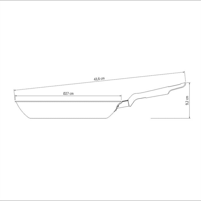 Sartén starflon y mango baquelita 26 cm