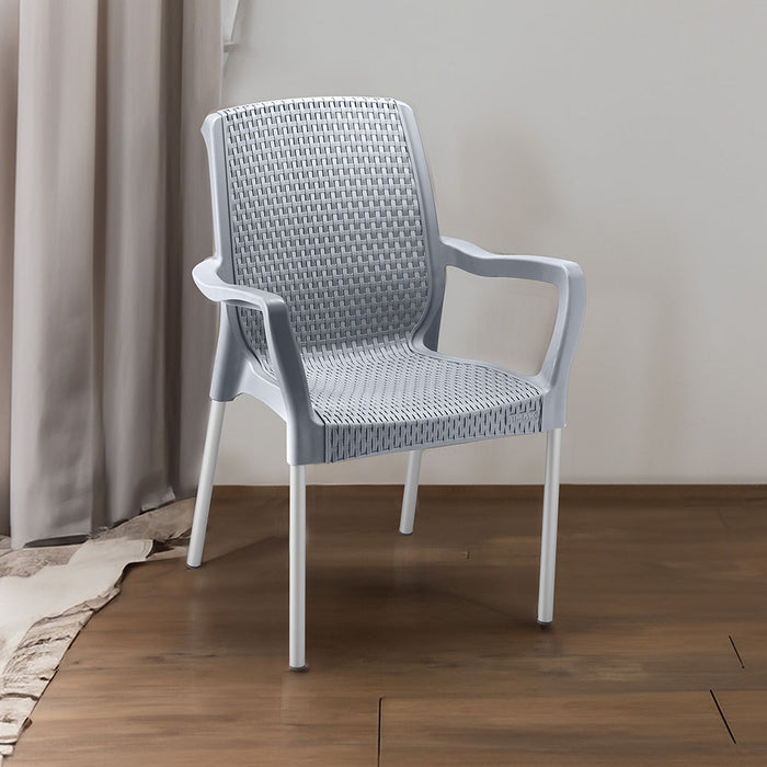 Silla apariencia shia con brazos gr met marca Rimax