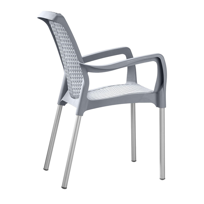 Silla apariencia shia con brazos gr met marca Rimax