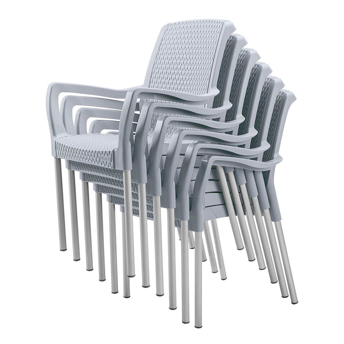 Silla apariencia shia con brazos gr met marca Rimax
