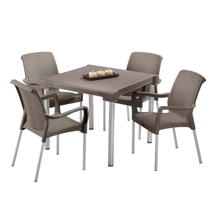 Silla apariencia shia sin brazos mocca marca Rimax