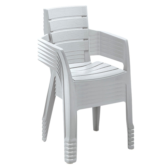 Silla barú con brazos gris hielo marca Rimax