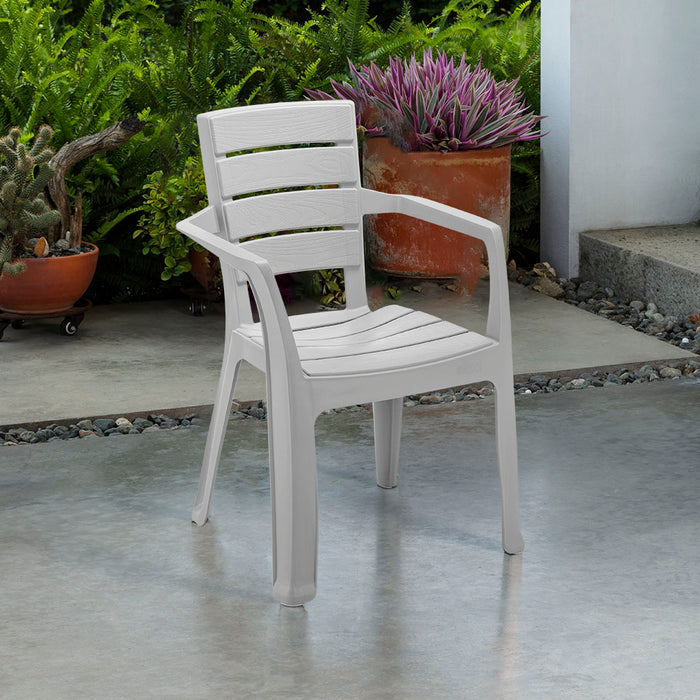 Silla barú con brazos gris hielo marca Rimax