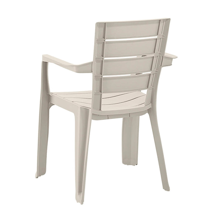 Silla barú con brazos taupe marca Rimax