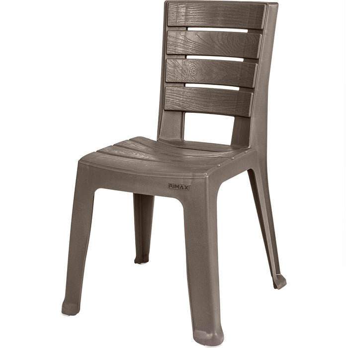 Silla barú sin brazos mocca marca Rimax