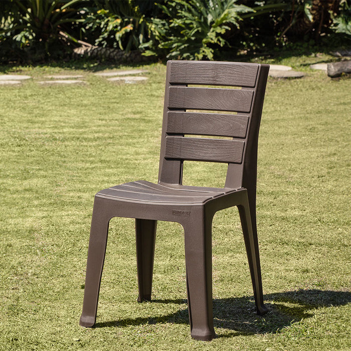 Silla barú sin brazos mocca marca Rimax