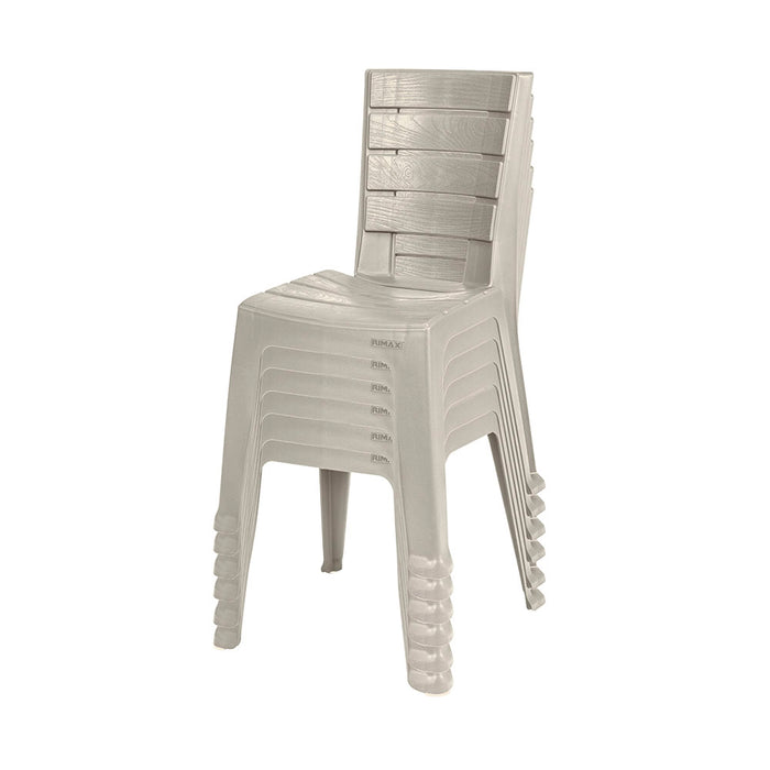 Silla barú sin brazos taupe marca Rimax