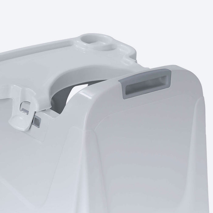 Silla comedor para bebé gris hielo marca Rimax