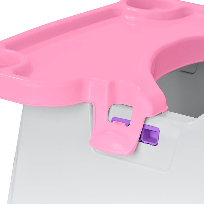 Silla comedor para bebé rosado marca Rimax