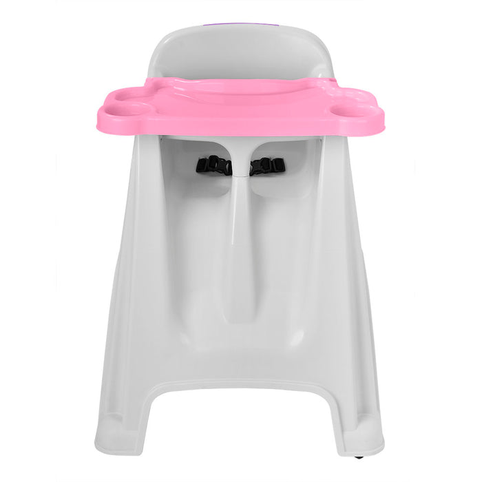 Silla comedor para bebé rosado marca Rimax
