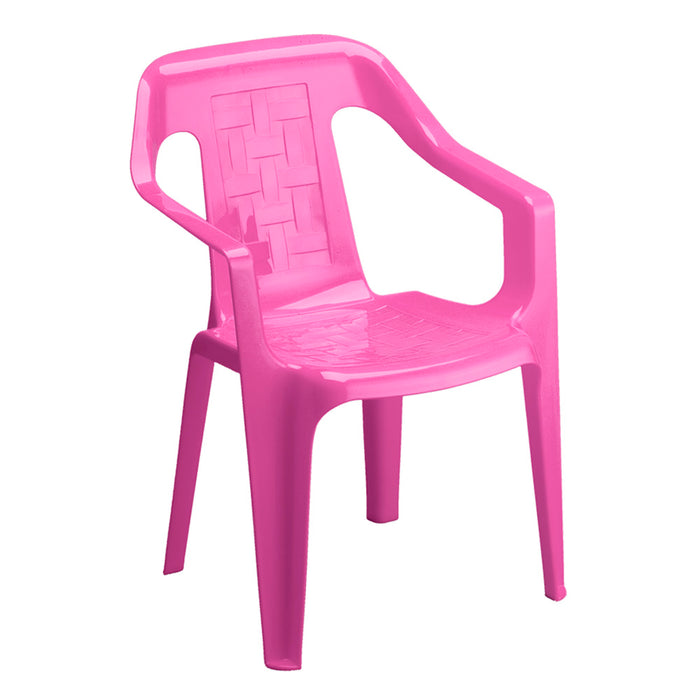 Silla estrella infantil rosado fuerte marca Rimax