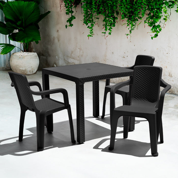 Silla eterna con brazos blanco Rimax