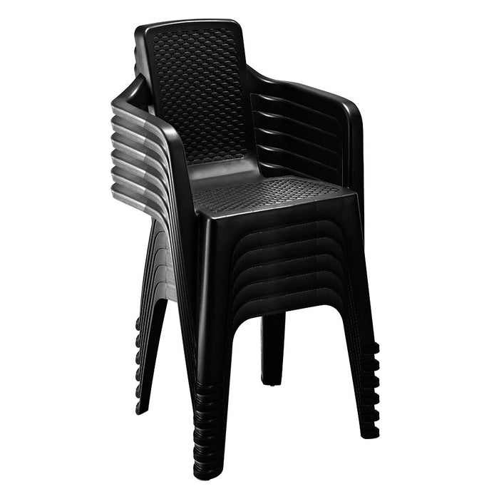 Silla eterna con brazos negra marca Rimax