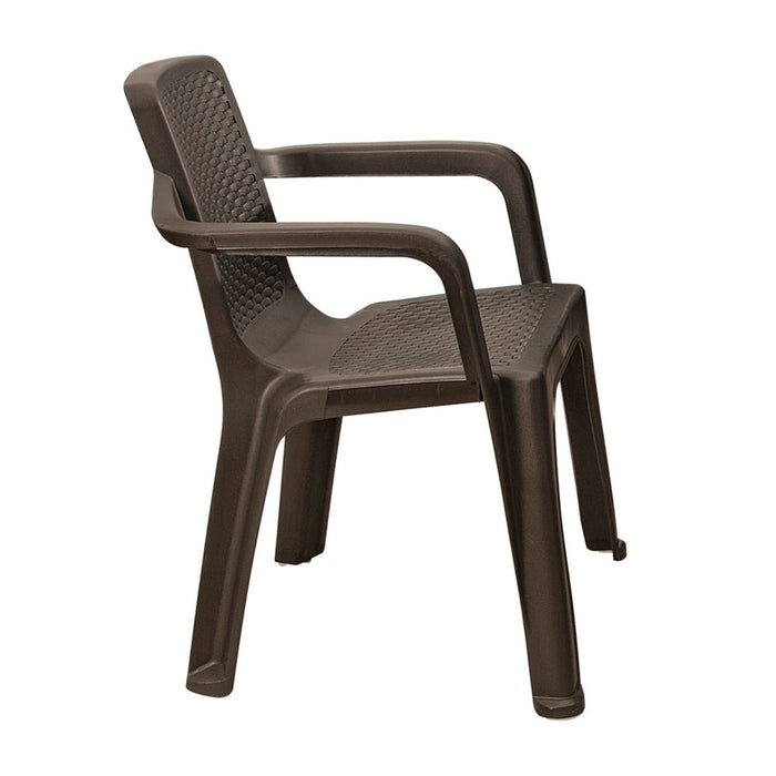 Silla eterna con brazos blanco Rimax