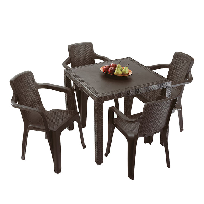 Silla eterna con brazos wengue marca Rimax