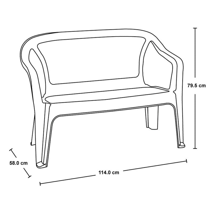 Silla eterna doble wengue marca Rimax