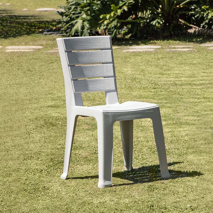 Silla eterna sin brazos blanco arena marca Rimax