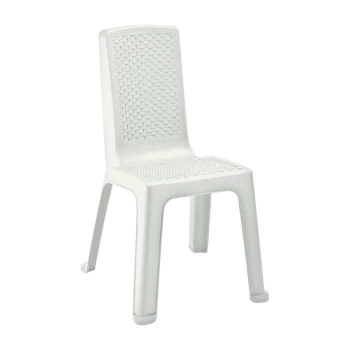 Silla eterna sin brazos blanco arena marca Rimax