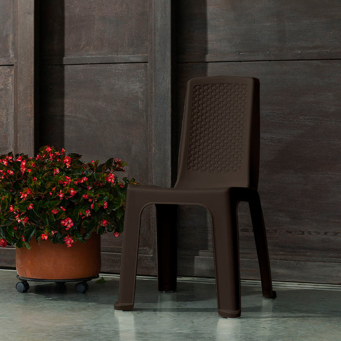 Silla eterna sin brazos wengue marca Rimax