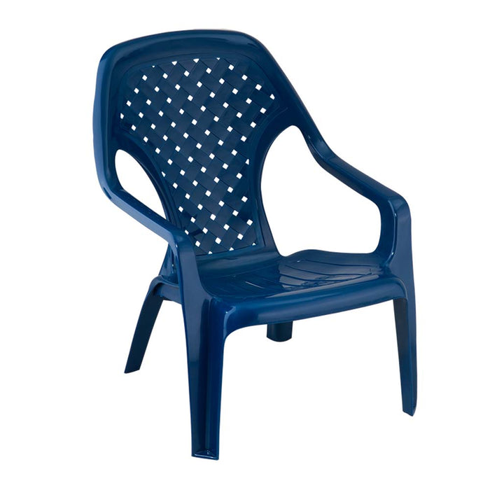 Silla playera azul navy marca Rimax