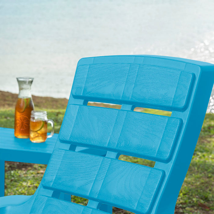 Silla playera barú azul turquesa marca Rimax