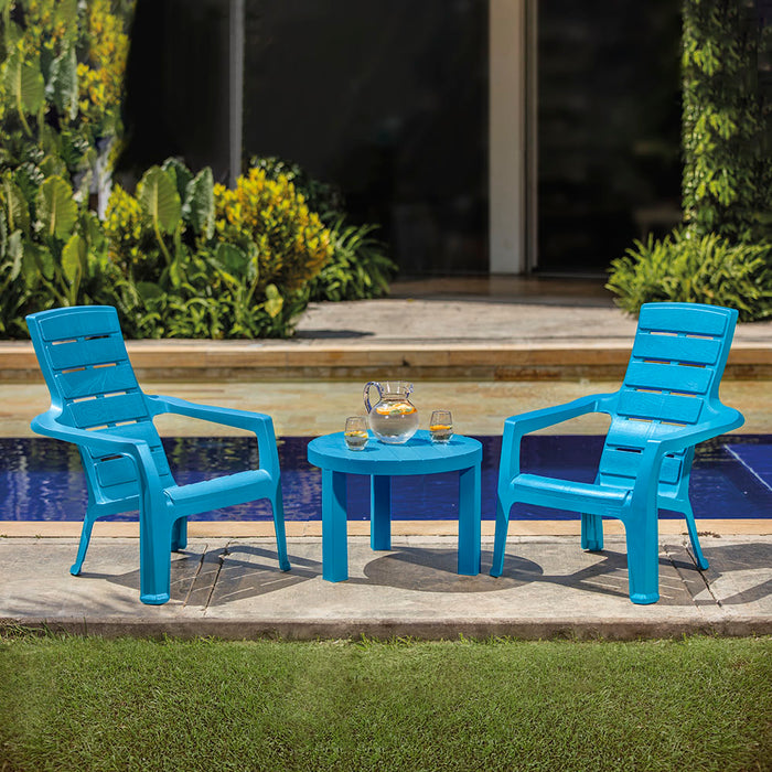 Silla playera barú azul turquesa marca Rimax