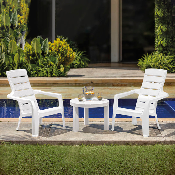 Silla playera barú blanco arena marca Rimax