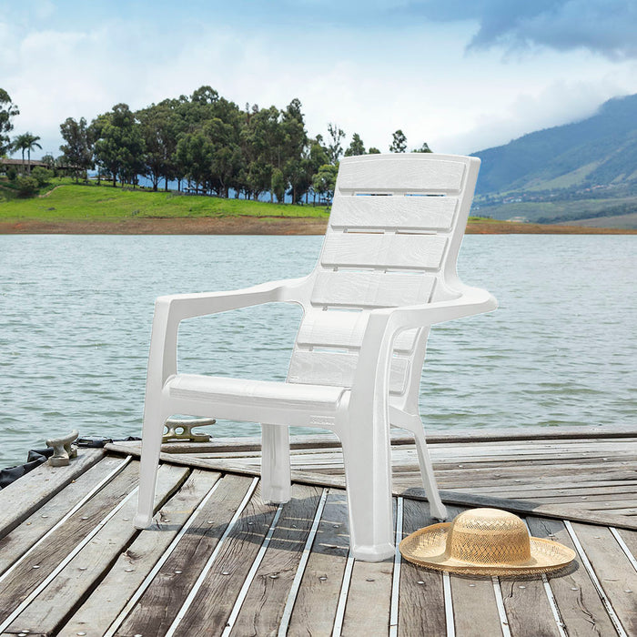 Silla playera barú blanco arena marca Rimax