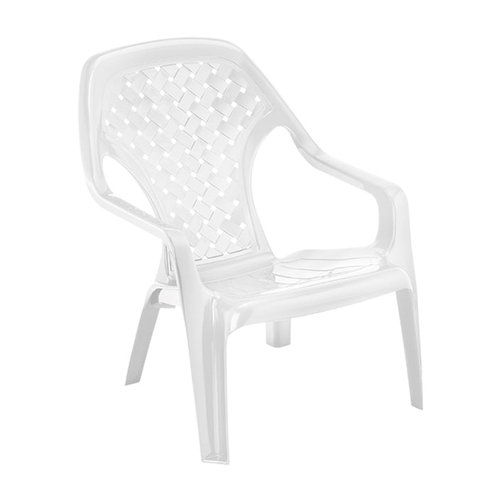 Silla playera blanca marca Rimax