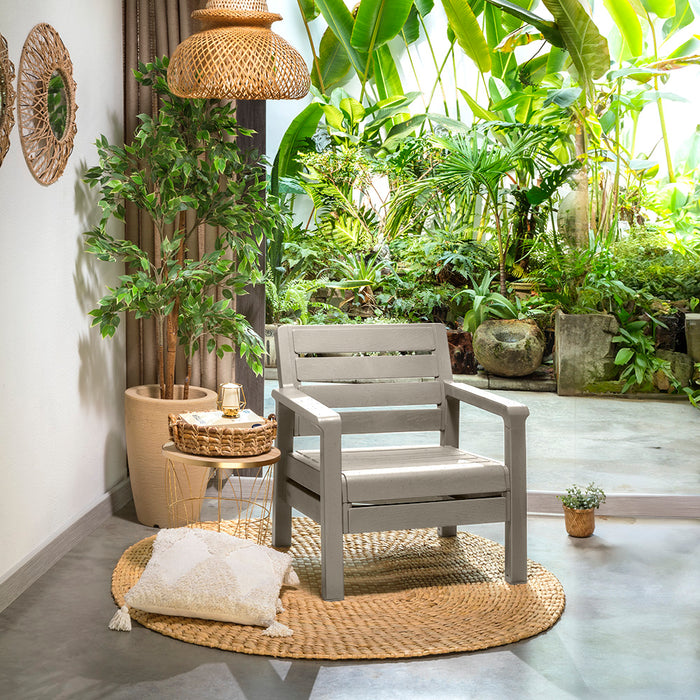 Sillón barú gris cemento marca Rimax