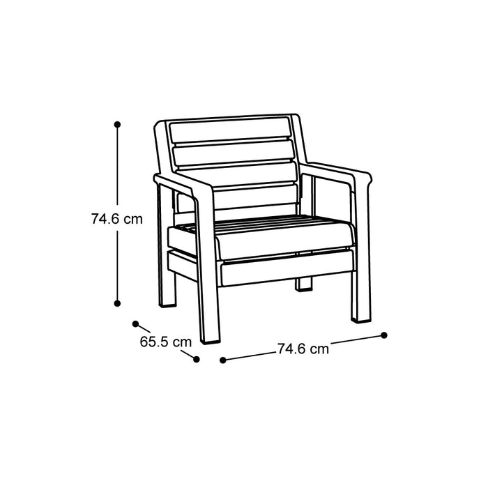 Sillón barú verde salvia marca Rimax