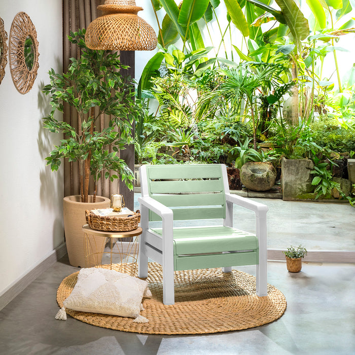 Sillón barú verde salvia marca Rimax