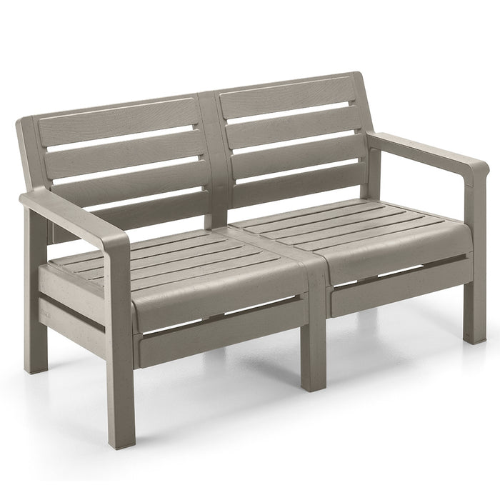 Sofá doble barú gris cemento marca Rimax