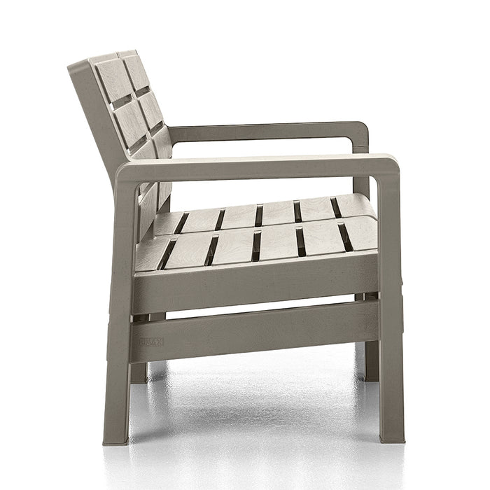 Sofá doble barú gris cemento marca Rimax