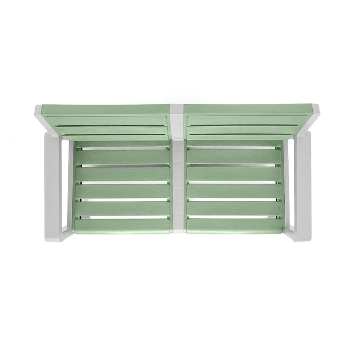 Sofá doble barú verde salvia marca Rimax