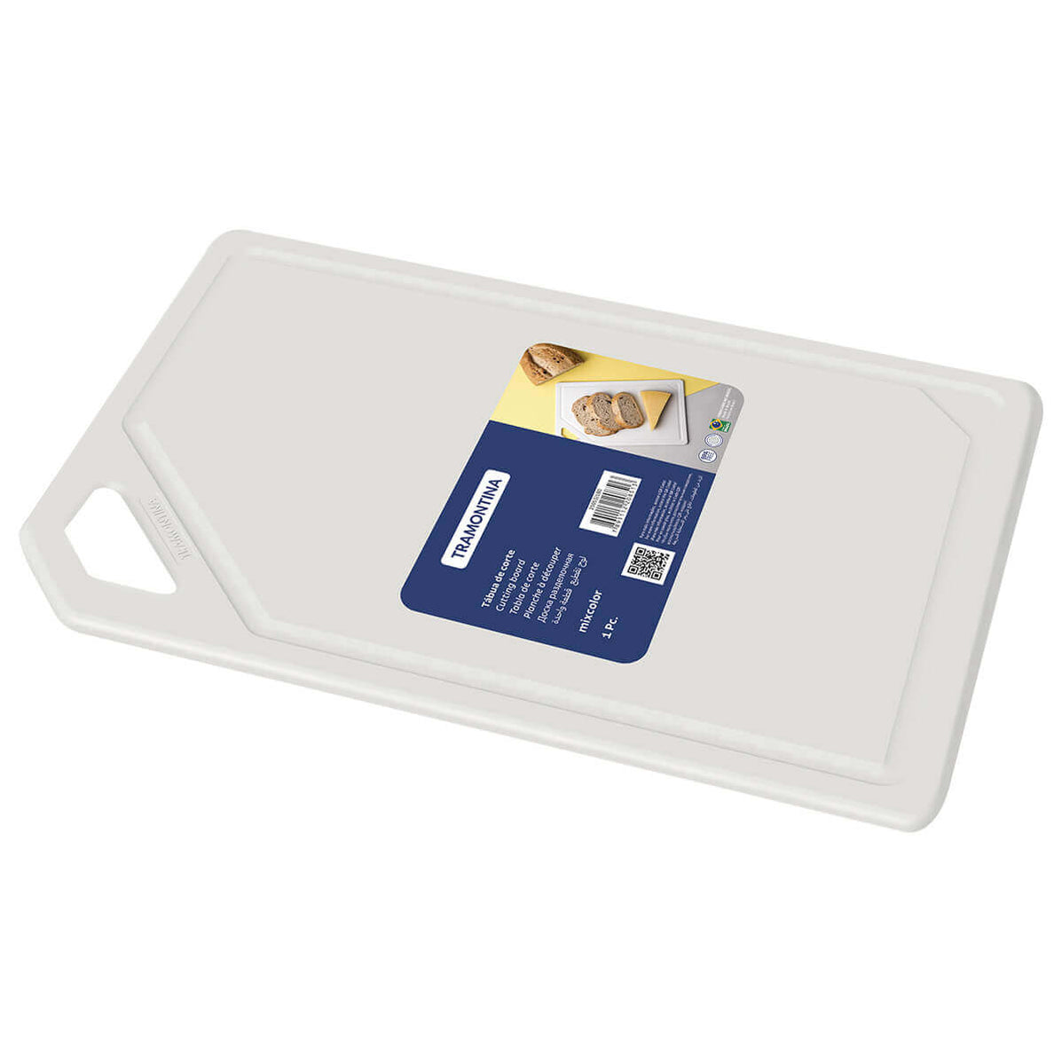 Tabla de picar 20 x 29 cm color blanco Tramontina - Madecentro