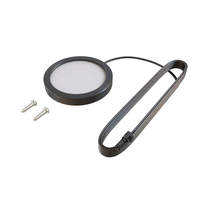 Bala led de sobreponer aluminio negro o anodizado con luz integrada neutra o cálida