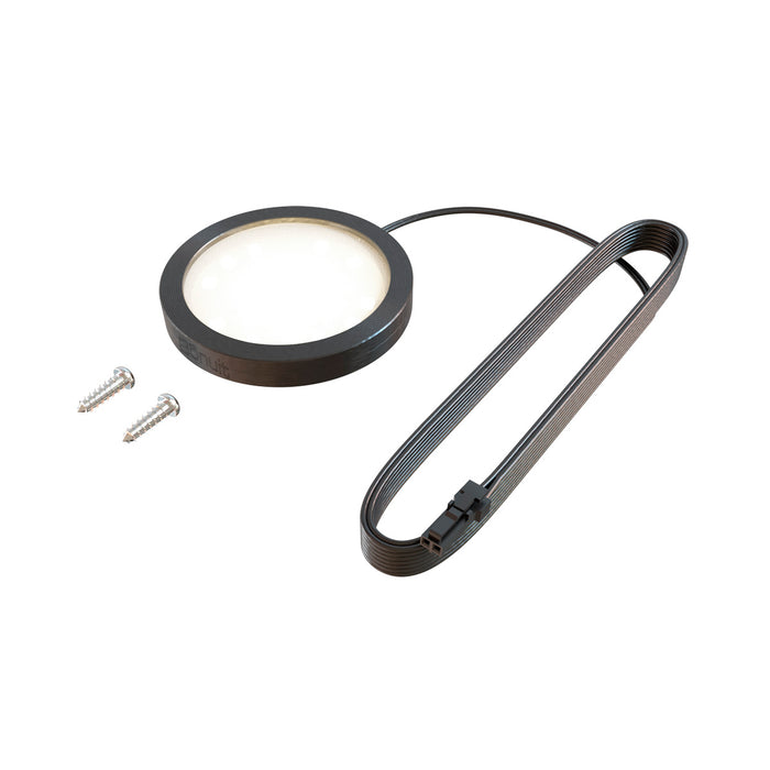 Bala led de sobreponer aluminio negro o anodizado con luz integrada neutra o cálida