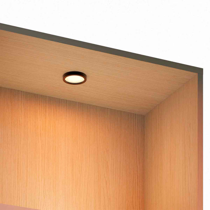 Bala led de sobreponer aluminio negro o anodizado con luz integrada neutra o cálida