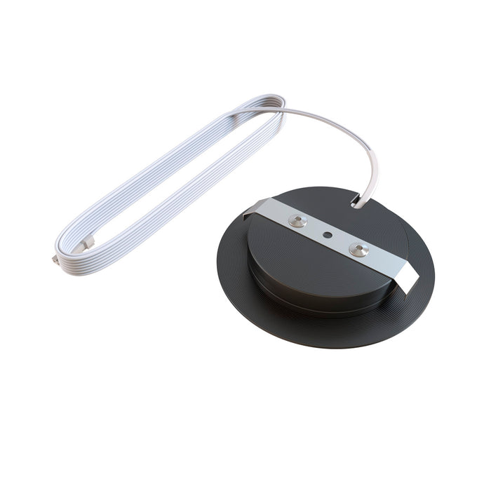 Bala led de incrustar aluminio negro o anodizado, con luz integrada neutra o cálida