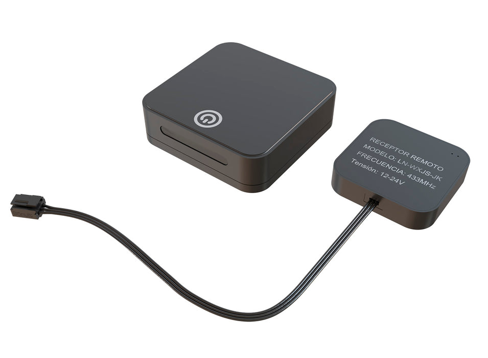 Sensor táctil control remoto integrado negro dimerizable