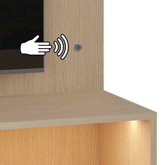 Sensor de contacto táctil dimerizable blanco o negro