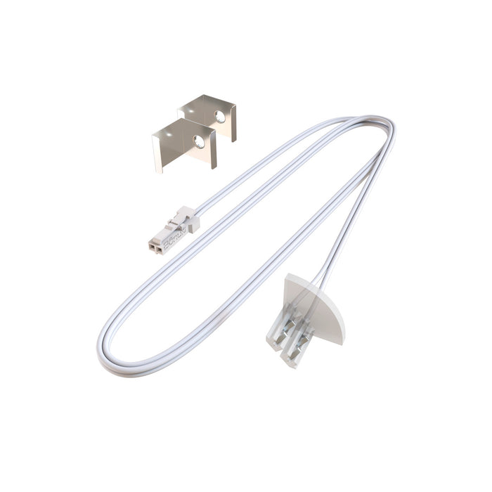 Terminal con cable para perfil de 45°