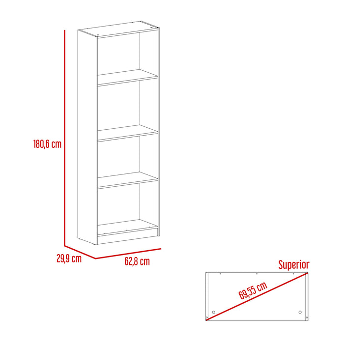 Biblioteca Estanteria con puertas - 4110