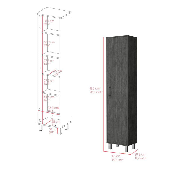 Mueble de Aseo Jalisco, Gris